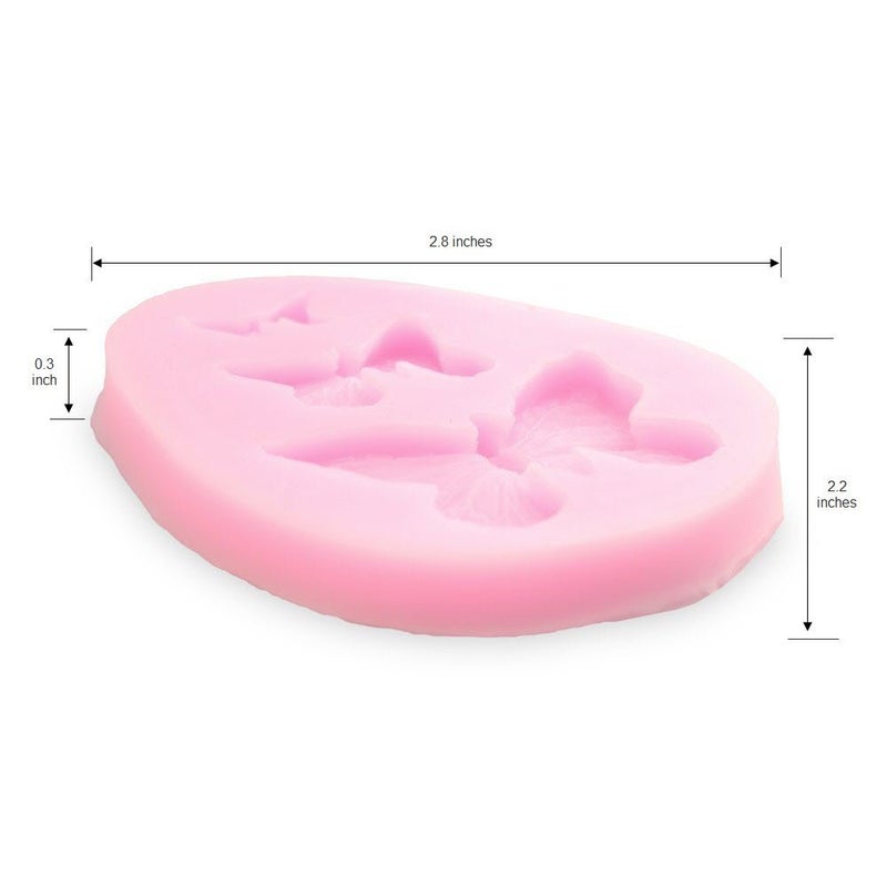 Delidge Silicone Butterfly Mold for Chololate Butterfly Fondant Candy Molds Cake Baking Mold For Homemade Cake DIY - Image 2